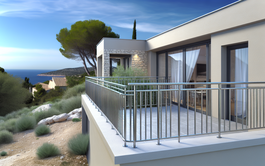Fabrication de garde-corps en acier sur-mesure pour villa à Fos-sur-Mer