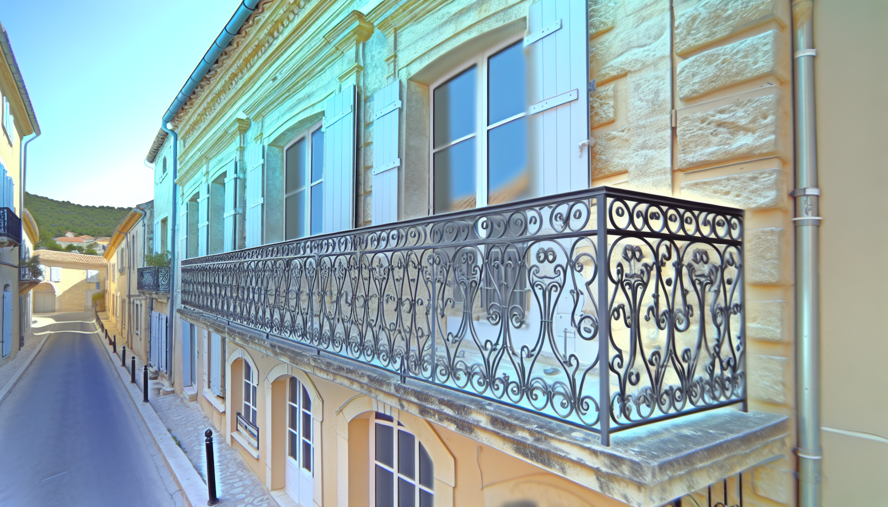 garde-corps-balcon garde-corp d'un balcon en fer forgé pour un appartementappartement
